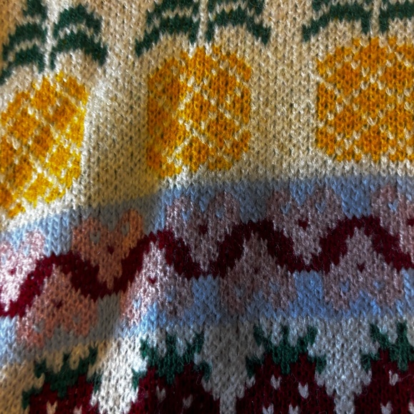 Zara fruit jacquard sweater NWT - Picture 5 of 12